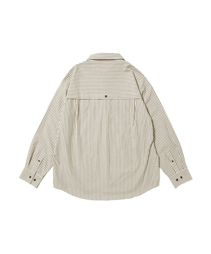 Stripe Yoke Panel L/S Shirt