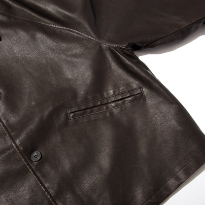 【SALE】SYNTHETIC LEATHER BLOUSON