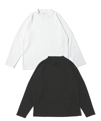 Silky Touch Smooth Mock Neck L/S Tee