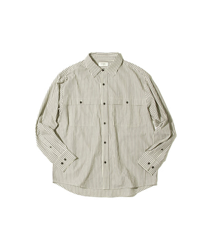 Stripe Yoke Panel L/S Shirt