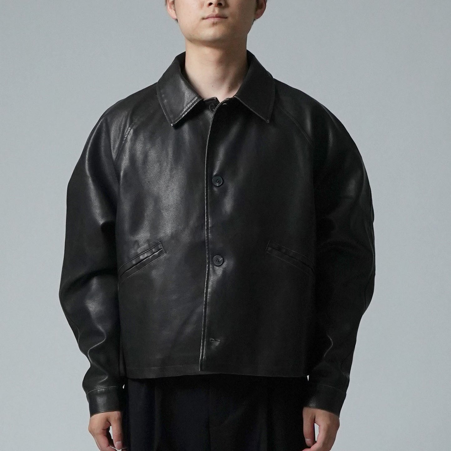 【SALE】SYNTHETIC LEATHER BLOUSON