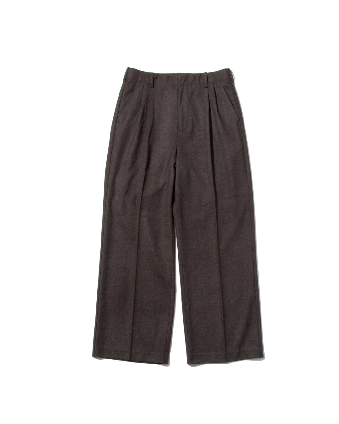 【SALE】24FW T/R TUCK WIDE SLACKS