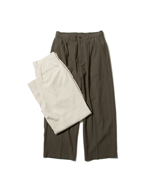 Linen-Blend Relaxed Trousers