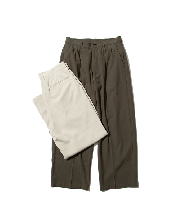 Linen-Blend Relaxed Trousers