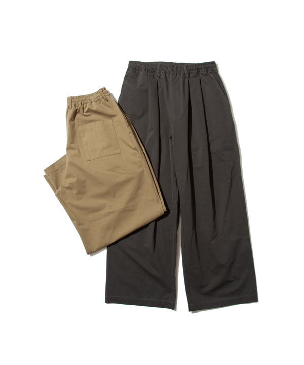 Cotton Easy-Fit Wide Pants