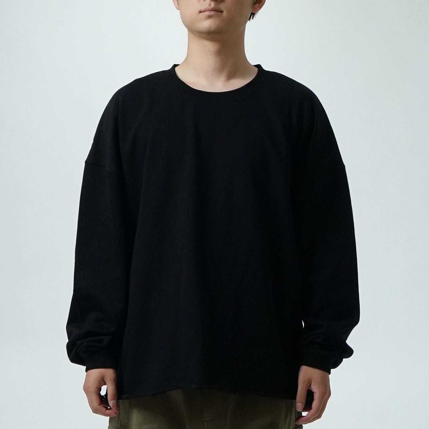【SALE】FRENCH TERRY OVERSIZED BOX SLIT C/N