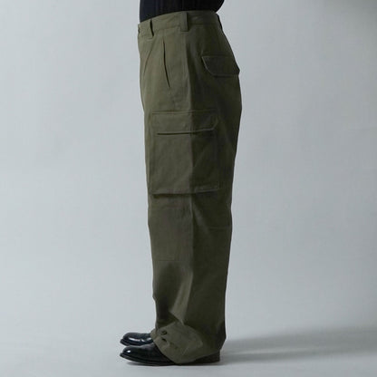 【SALE】COTTON TWILL CARGO PANTS