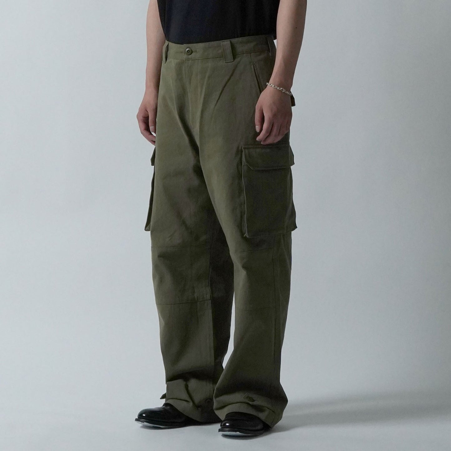 【SALE】COTTON TWILL CARGO PANTS