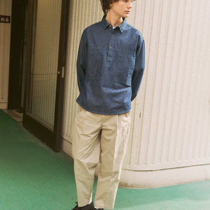 6.5oz Denim Pullover Shirts　-6.5オンス デニムプルオーバーシャツ-