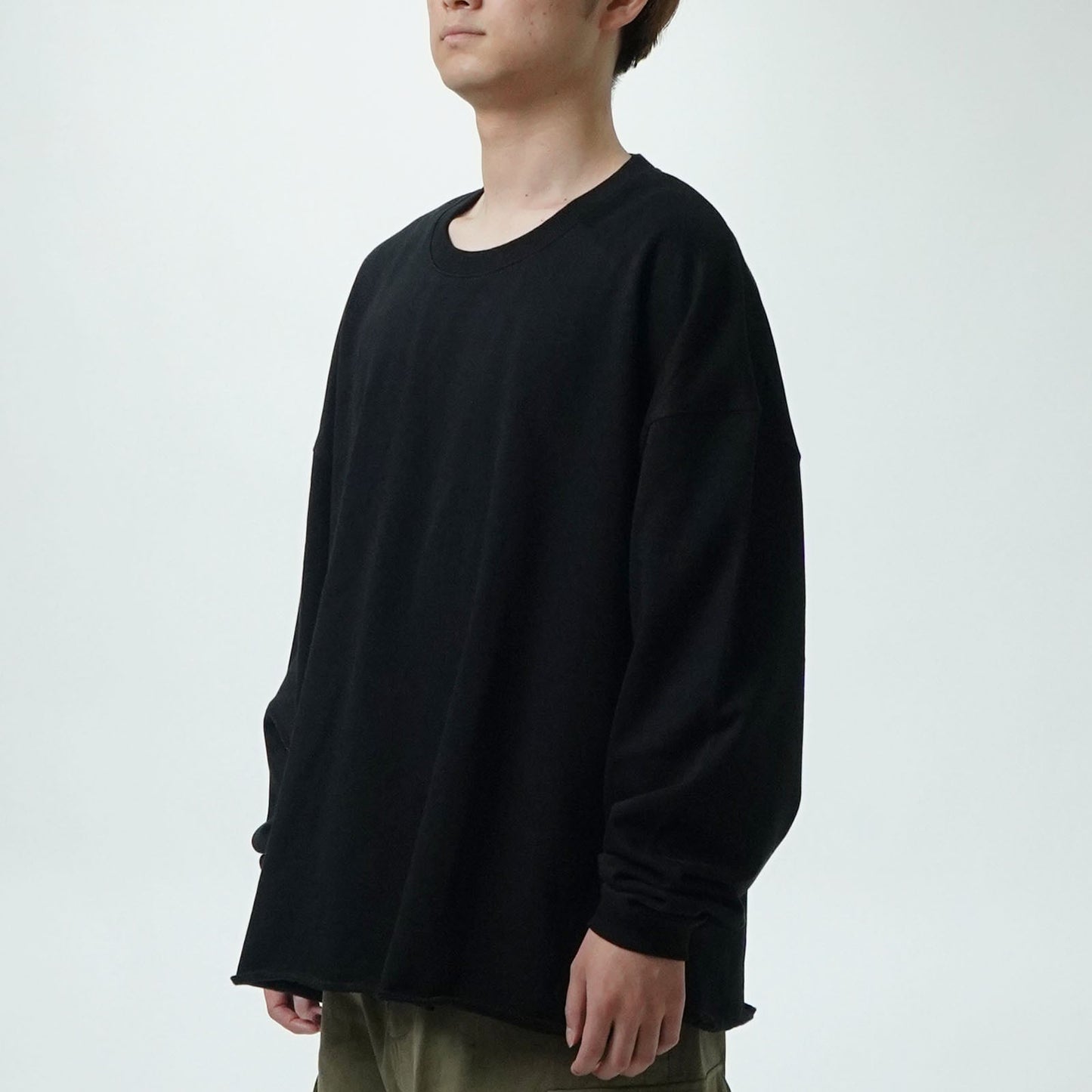 【SALE】FRENCH TERRY OVERSIZED BOX SLIT C/N