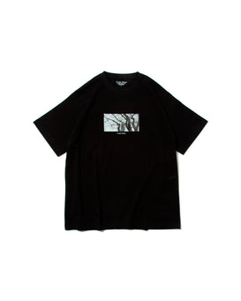 【新作】Cotton Silky Touch Jersey Printed Big T-Shirt  -プリント入りビッグTシャツ-