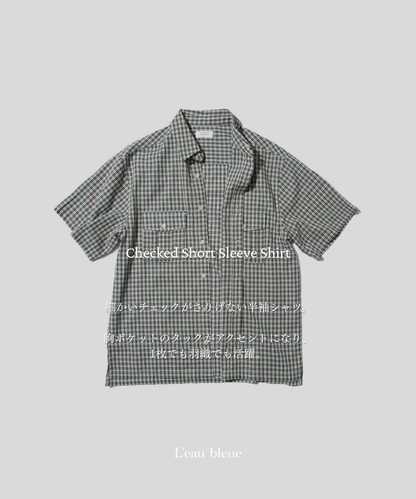 Checked Short Sleeve Shirt