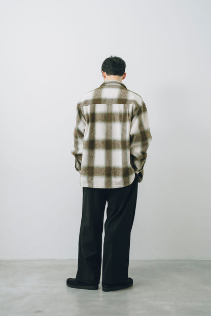 Ombre Check L/S Shirt Jacket