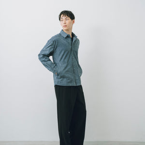 【25AW新作】Garment-Washed Stitch Overshirt  -ガーメントウォッシュステッチオーバーシャツ-