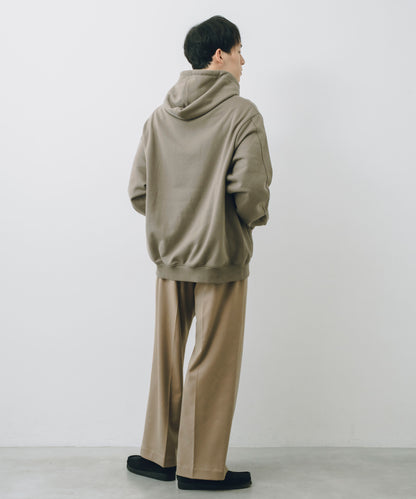 French Terry Logo Embroidered Pullover Hoodie