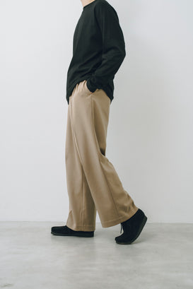 【25AW新作】Wool-Blend Twill Tuck Wide Slacks  -ウール混ツイル タックワイドスラックス-