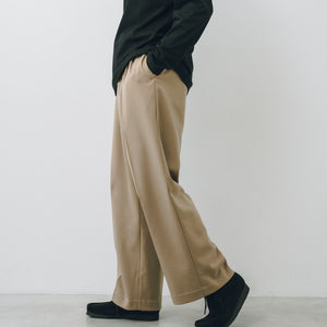 【25AW新作】Wool-Blend Twill Tuck Wide Slacks  -ウール混ツイル タックワイドスラックス-
