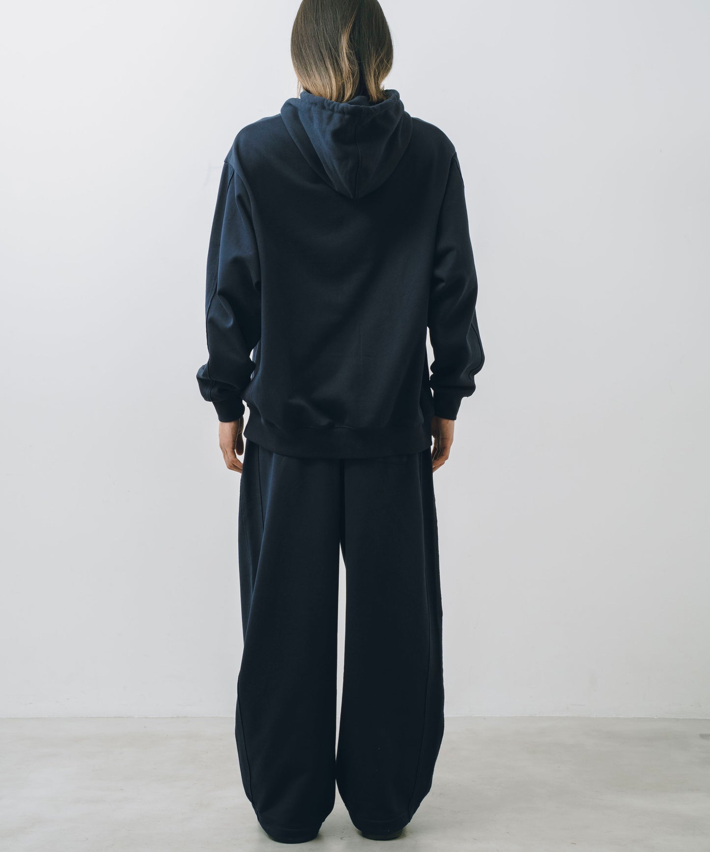 French Terry Logo Embroidered Pullover Hoodie