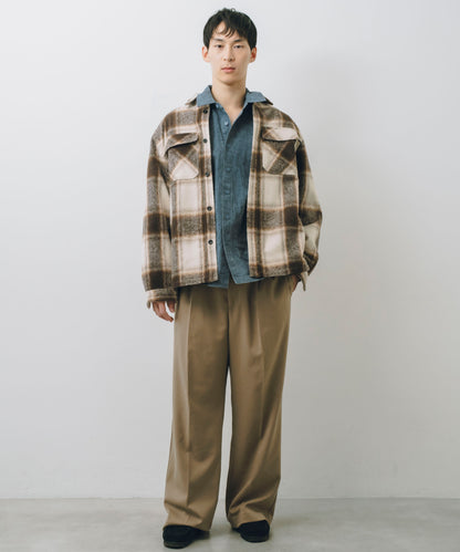 Ombre Check L/S Shirt Jacket