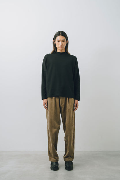 【25AW新作】Silky Touch Smooth Mock Neck L/S Tee -シルキースムースモックネック長袖Tee-