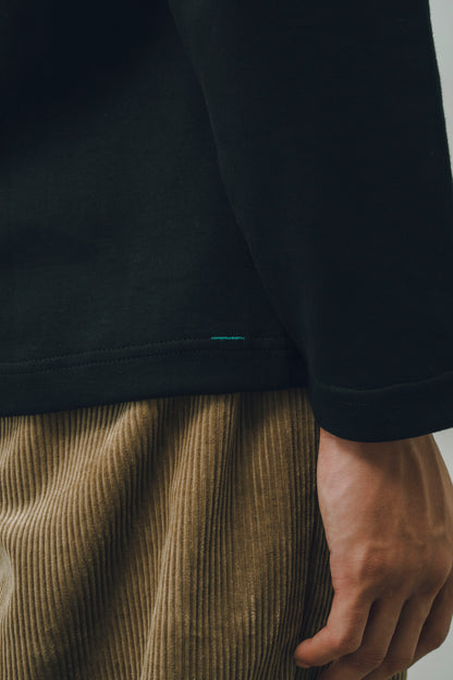 【25AW新作】Silky Touch Smooth Mock Neck L/S Tee -シルキースムースモックネック長袖Tee-