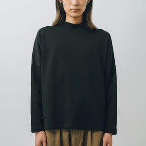 【25AW新作】Silky Touch Smooth Mock Neck L/S Tee -シルキースムースモックネック長袖Tee-