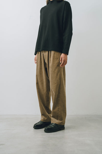 【25AW新作】Corduroy Tuck Wide Tapered Pants  -コーデュロイタックワイドパンツ-