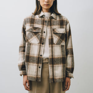 【25AW新作】Ombre Check L/S Shirt Jacket  -オンブレチェック長袖シャツジャケット-