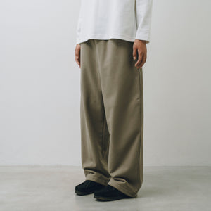 【25AW新作】French Terry Curved Sweat Wide Pants -CVC裏毛スウェットカーブワイドパンツ-