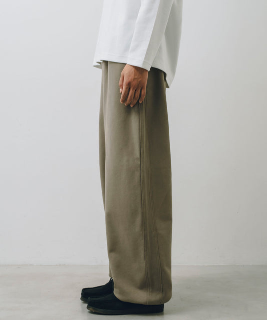 French Terry Curved Sweat Wide Pants