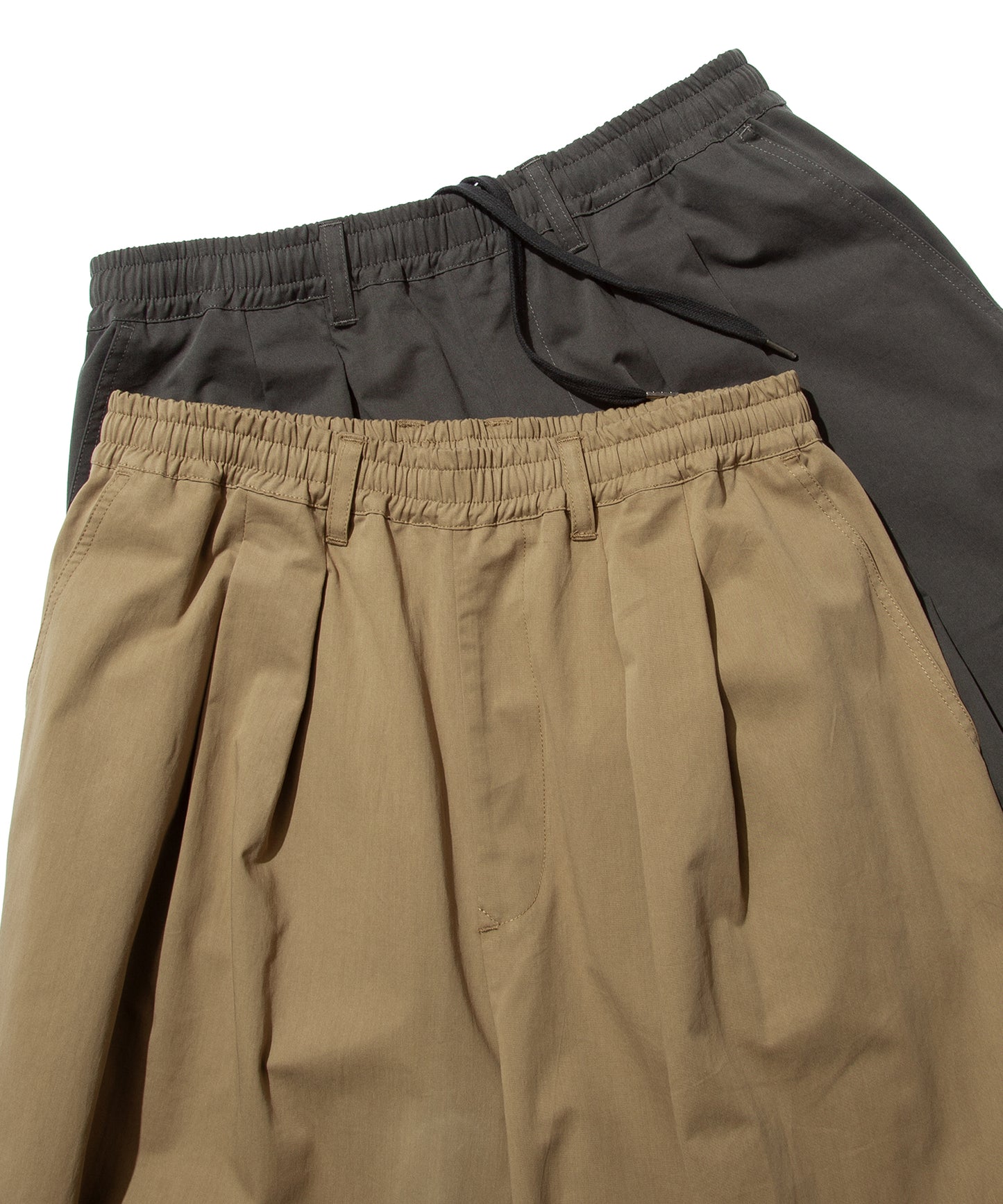 Cotton Easy-Fit Wide Pants