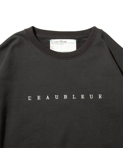 French Terry Logo Embroidered Crew Sweatshirt