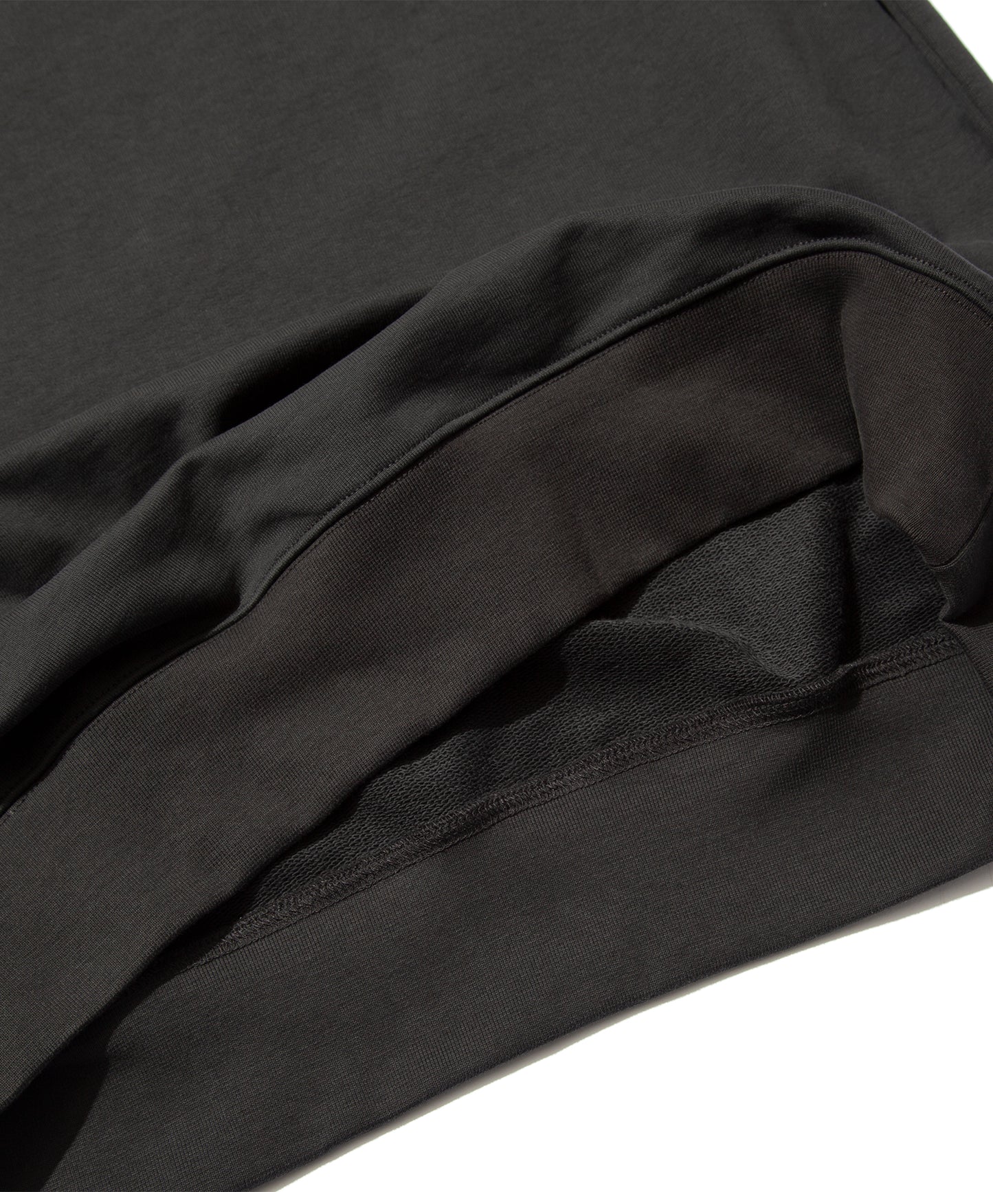 French Terry Logo Embroidered Crew Sweatshirt