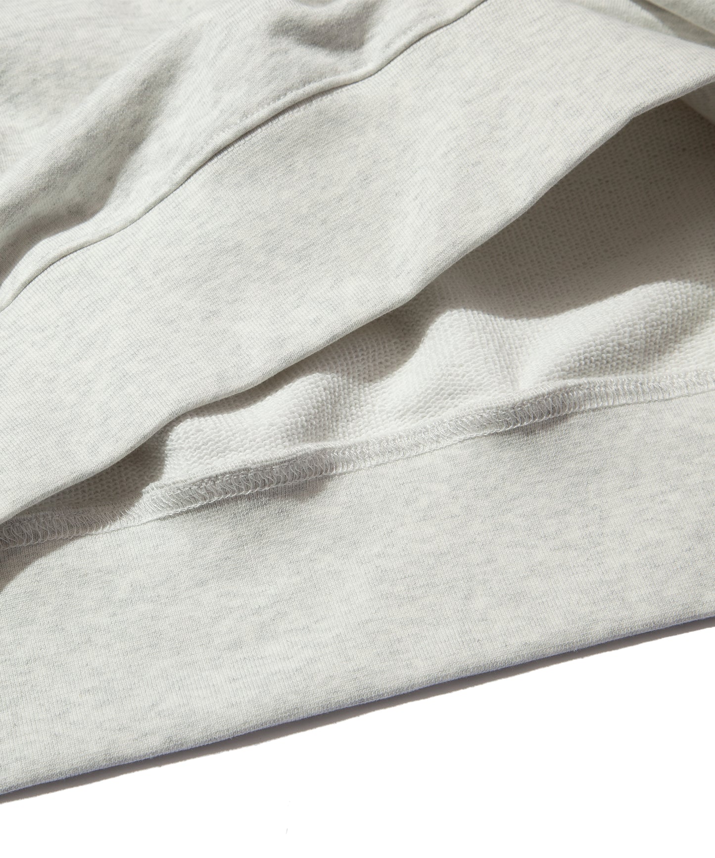 French Terry Logo Embroidered Crew Sweatshirt