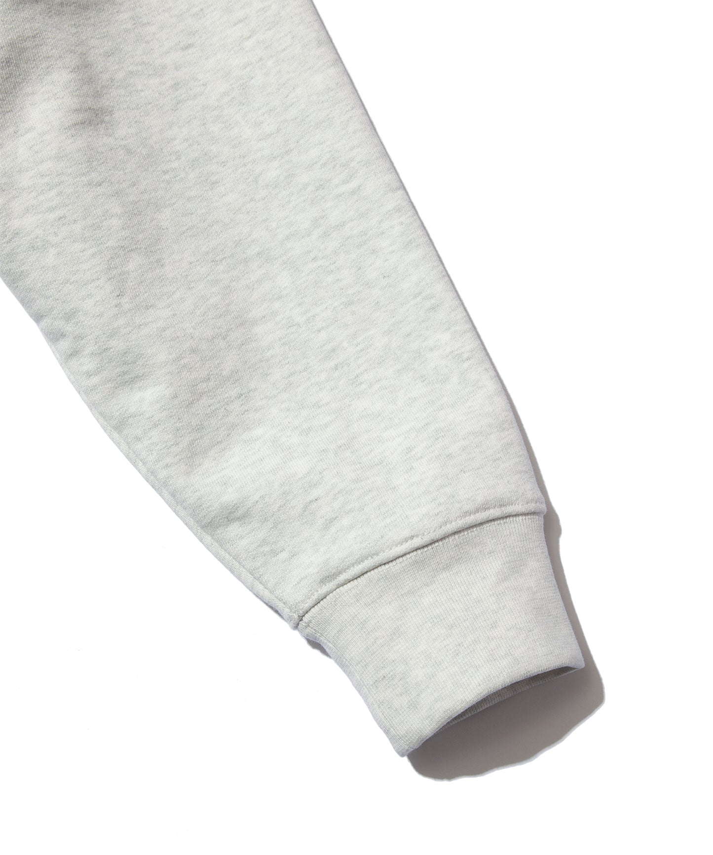 French Terry Logo Embroidered Crew Sweatshirt