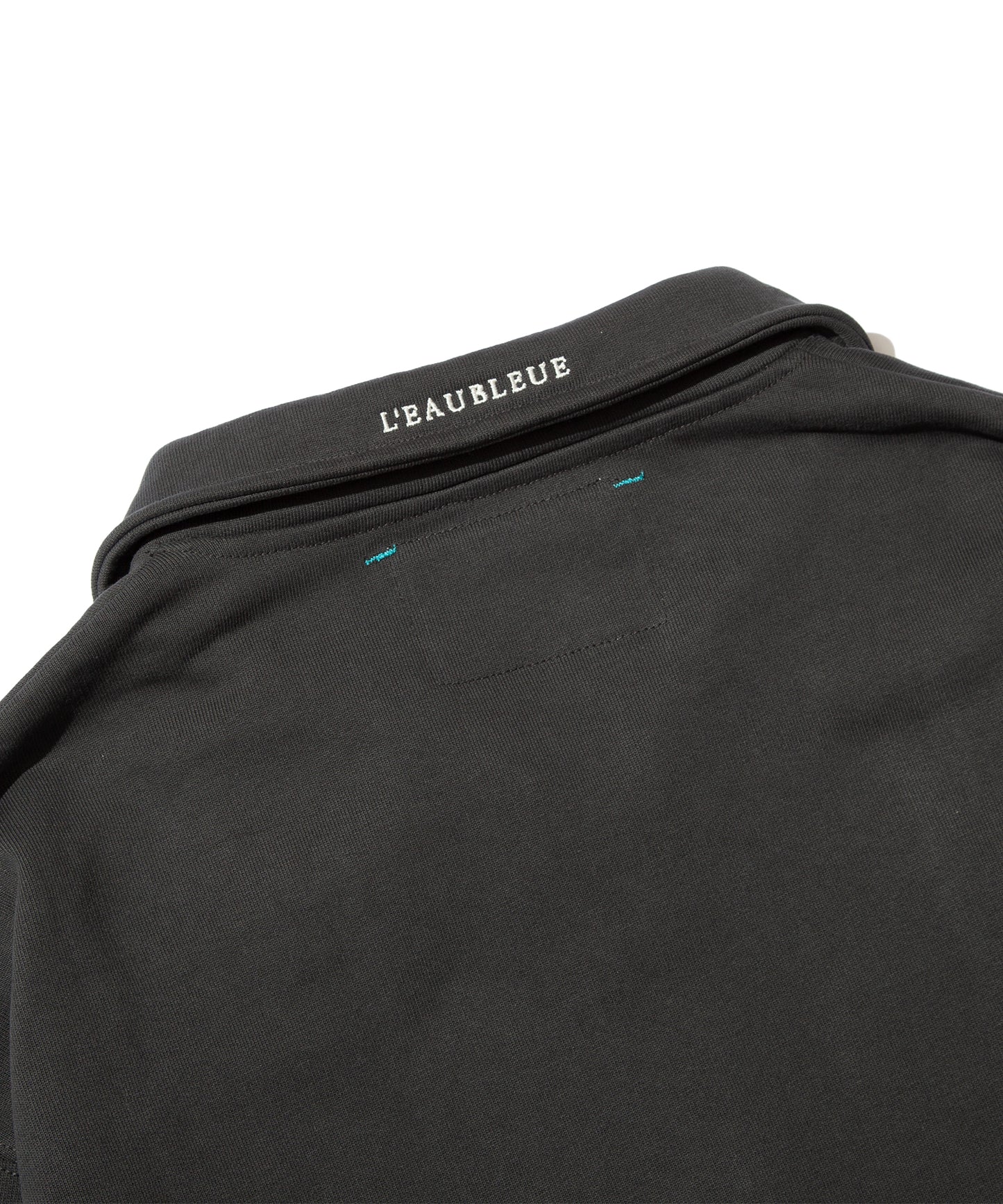 French Terry Logo Embroidered Half-Zip Sweatshirt