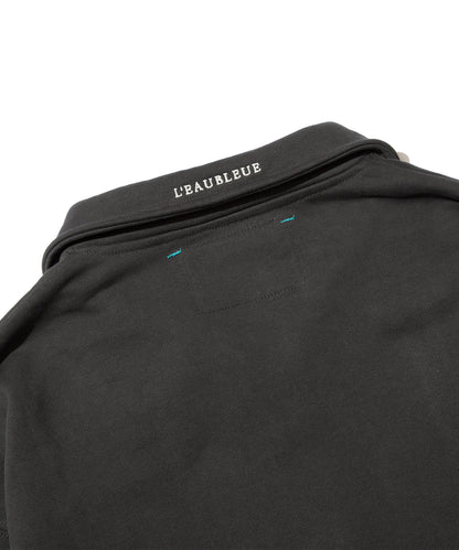 French Terry Logo Embroidered Half-Zip Sweatshirt