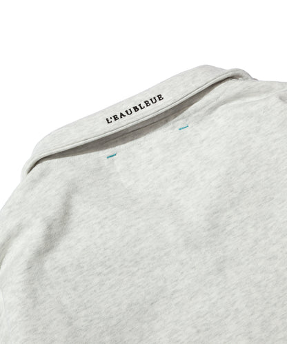 French Terry Logo Embroidered Half-Zip Sweatshirt