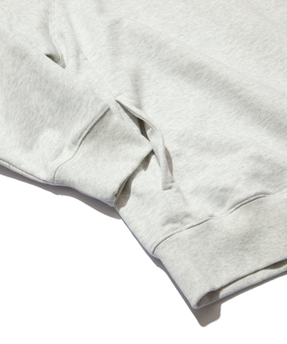 French Terry Logo Embroidered Half-Zip Sweatshirt