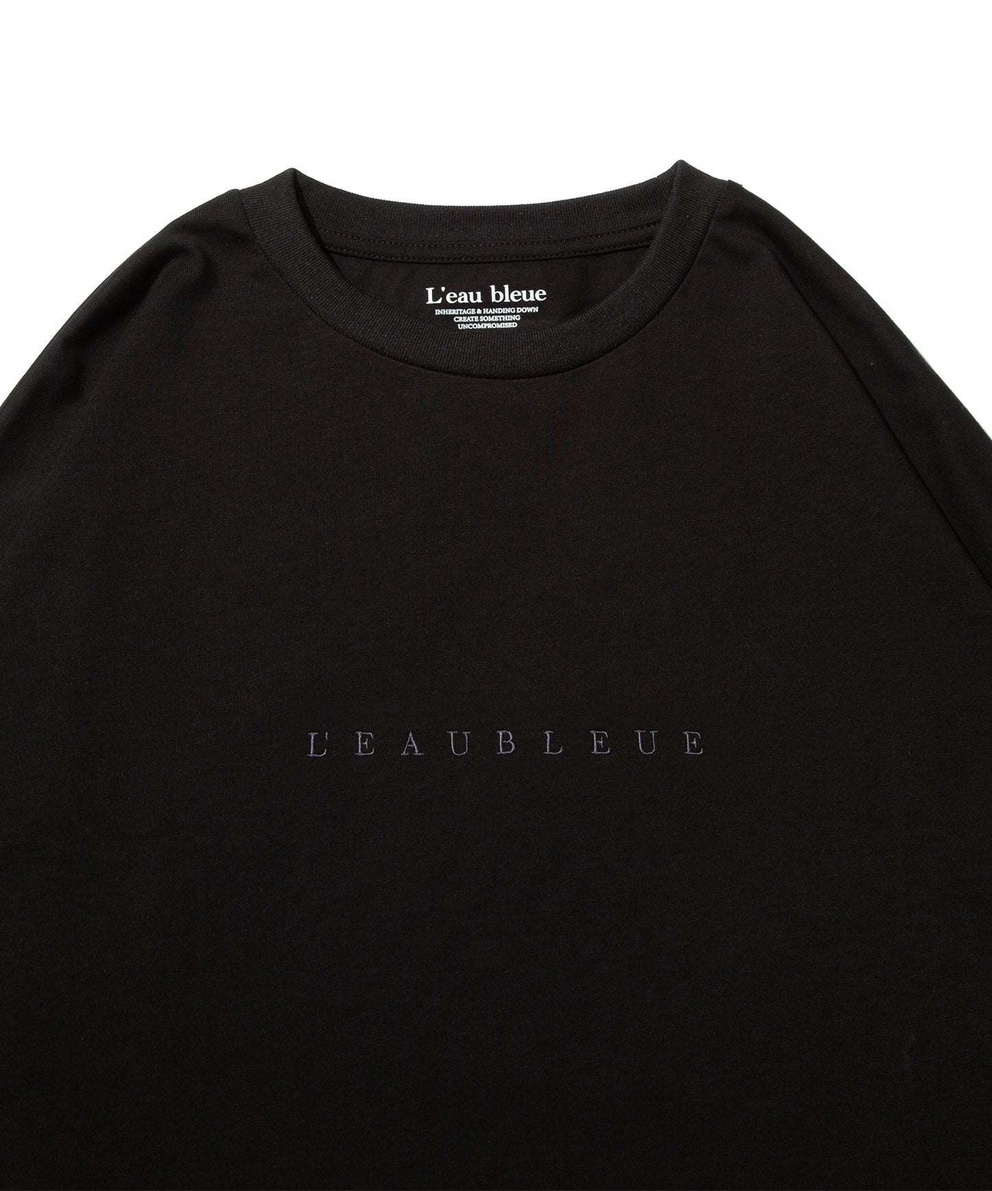 Cotton Jersey Logo Embroidered L/S T-shirt