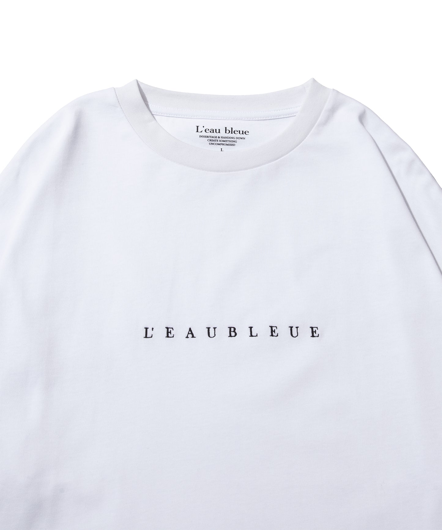 Cotton Jersey Logo Embroidered L/S T-shirt