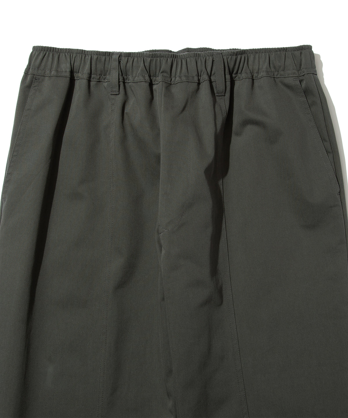 Cotton Nylon Easy-Fit Cropped Pants