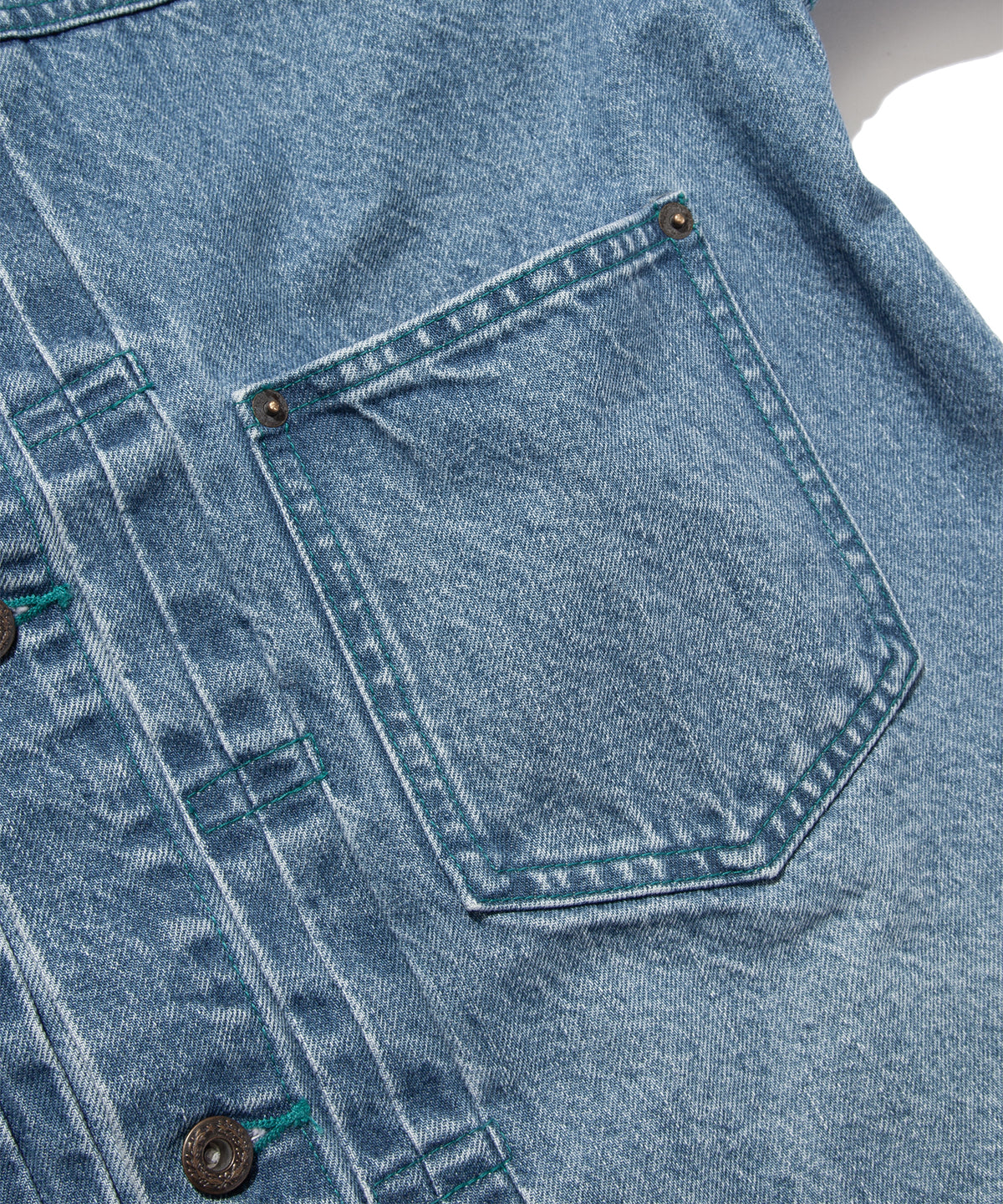 13oz Denim Jacket Vintage Wash (Japan Fabric)