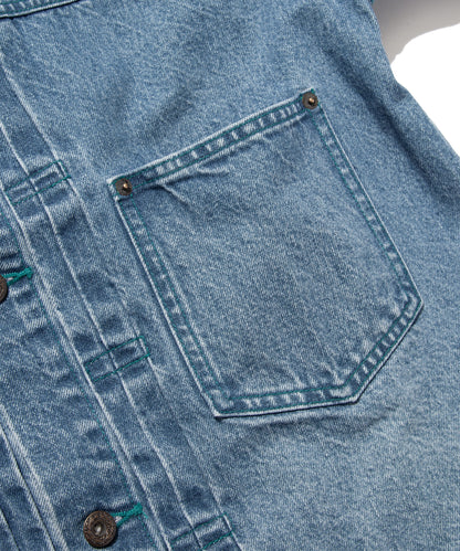 13oz Denim Jacket Vintage Wash (Japan Fabric)