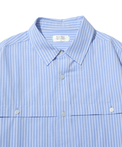 Stripe Yoke Panel L/S Shirt