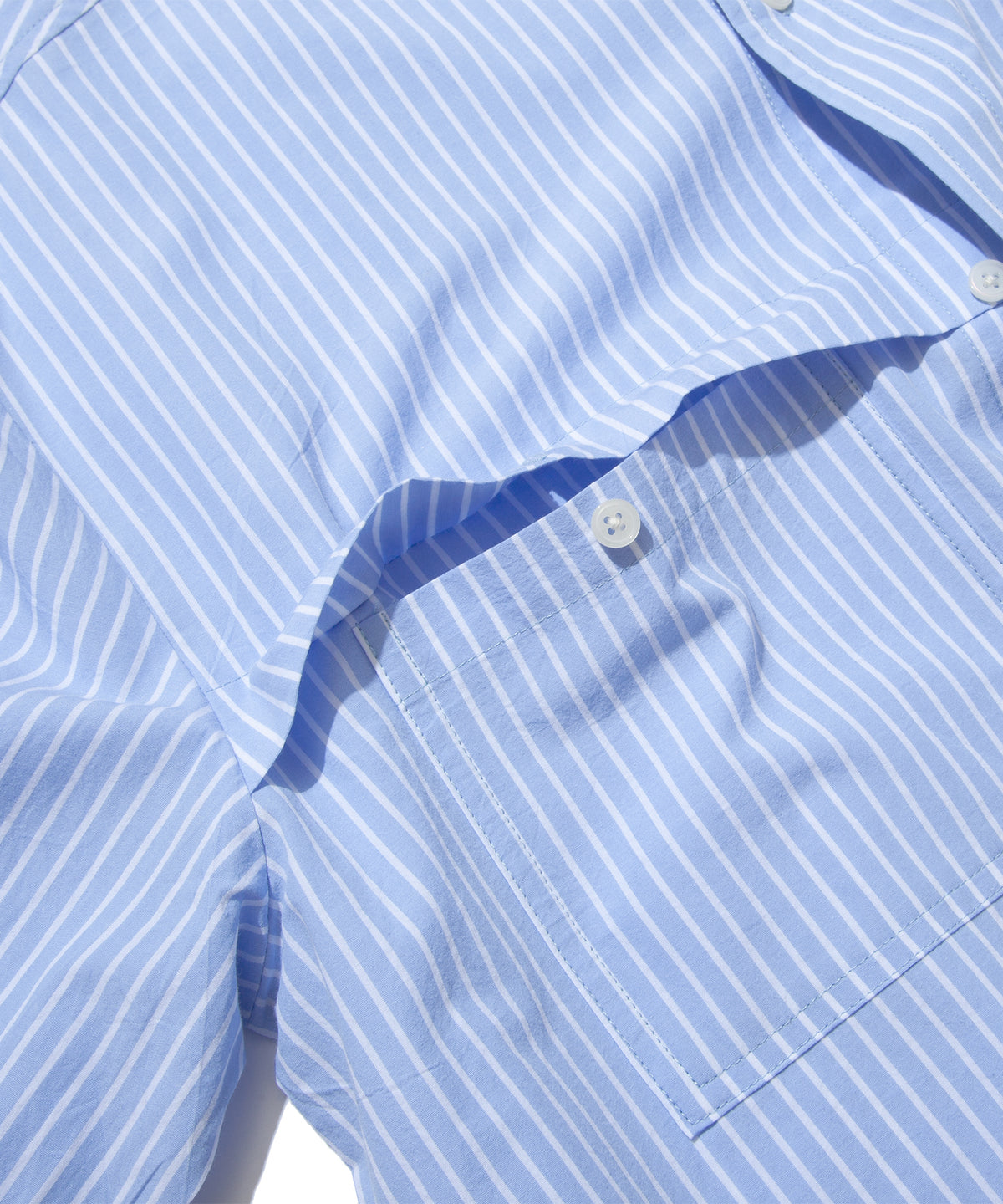 Stripe Yoke Panel L/S Shirt