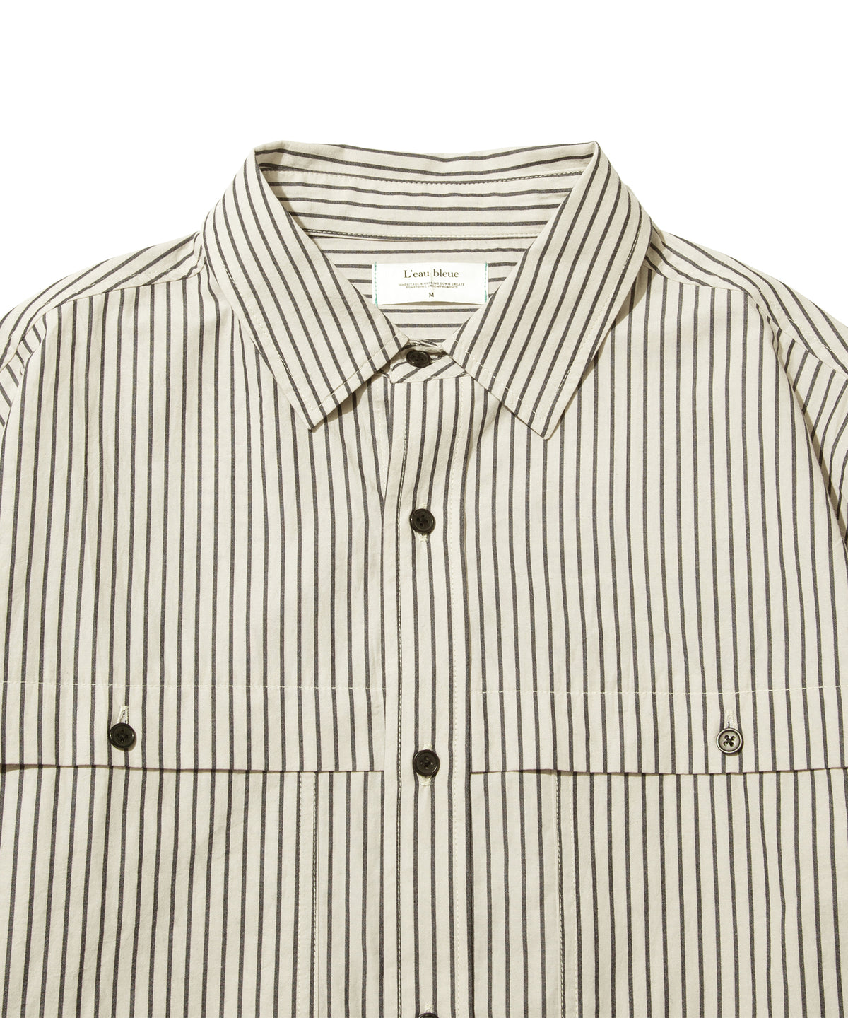 Stripe Yoke Panel L/S Shirt