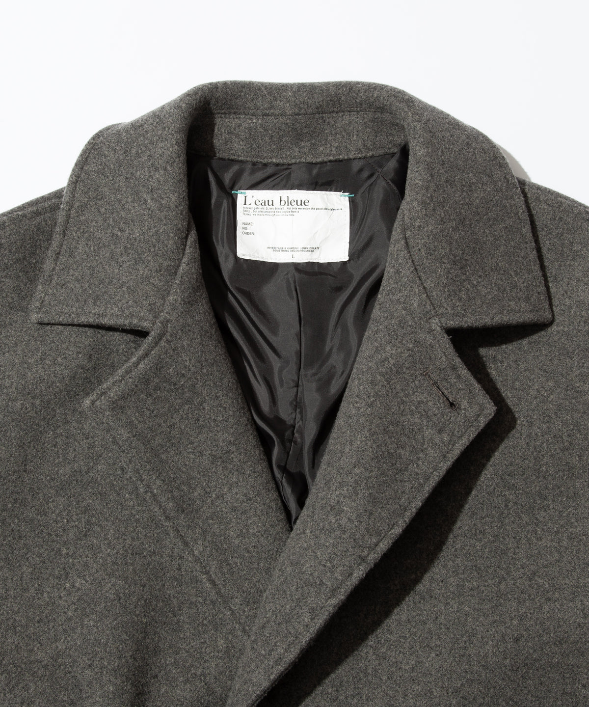Wool-Like Melton Chester Coat