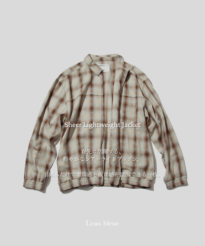 Chenk Sheer Lightweight Jacket