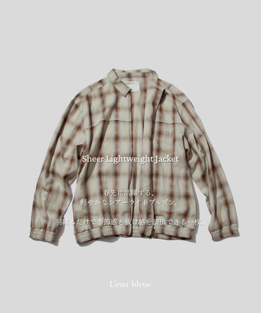 Chenk Sheer Lightweight Jacket